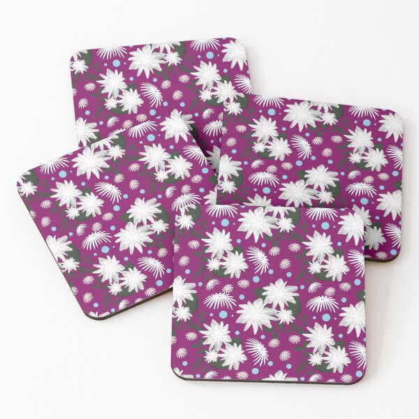 Item preview,  Elegant White Floral Pattern Botanical Design  designed and sold by HopeAndHustle.