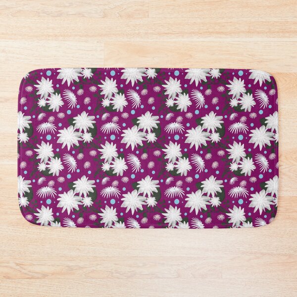 Item preview,  Elegant White Floral Pattern Botanical Design  designed and sold by HopeAndHustle.