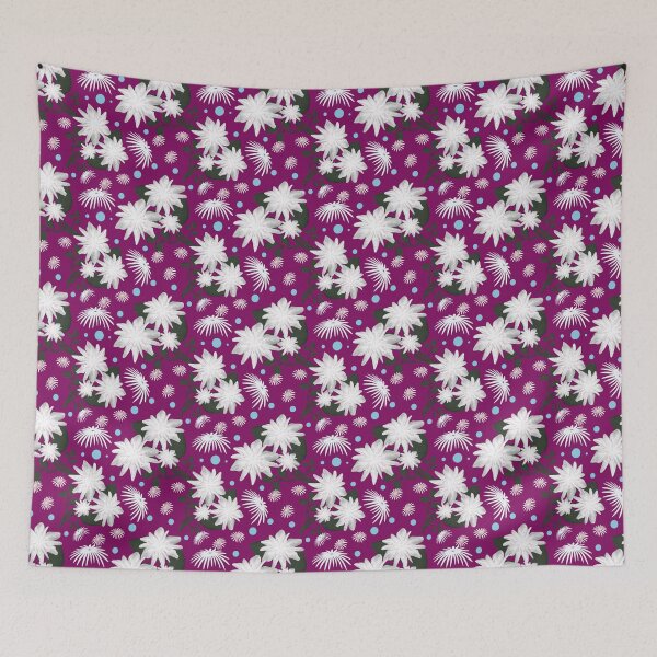 Item preview,  Elegant White Floral Pattern Botanical Design  designed and sold by HopeAndHustle.
