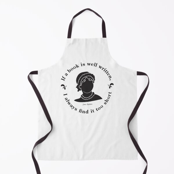 Item preview, Black and White Jane Austen Book Quote Design designed and sold by MariOyama.