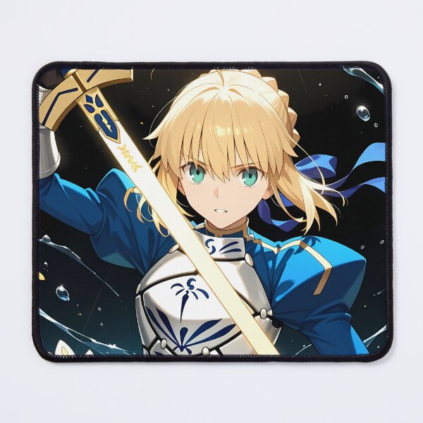 Item preview, Saber Fate Stay Night Golden Sword Battle Stance designed and sold by 108Recordings.