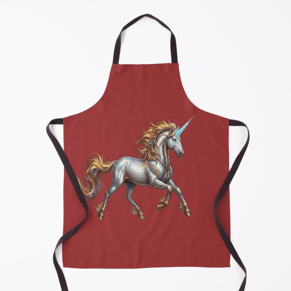 Item preview, Fantasy Battle Unicorn Mythological Cosmic Warrior Horse designed and sold by Utopian-Magic.