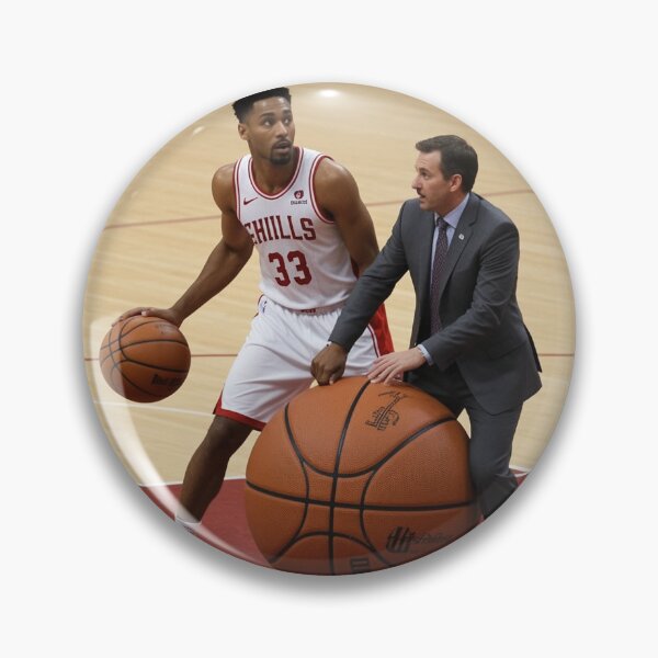 Item preview, Casual Basketball Game: The Player vs. The Commentator designed and sold by Uniqueartai.