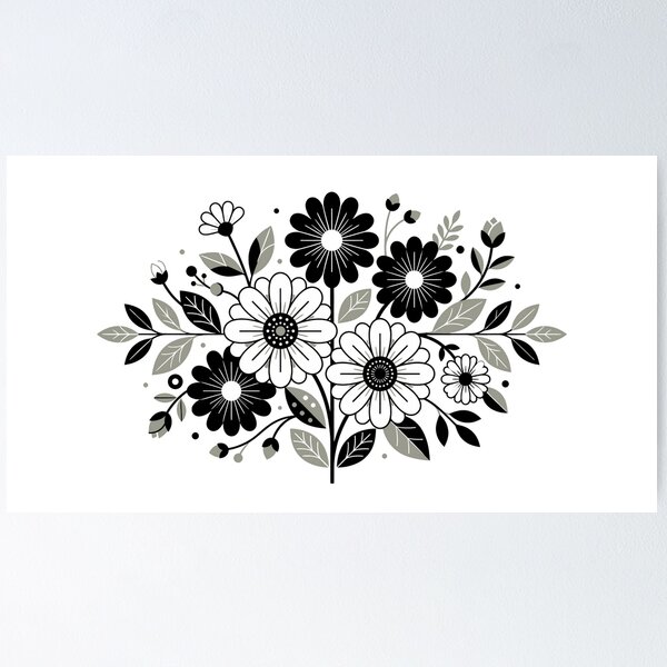 Item preview, Noir Daisy Collection designed and sold by BrunoLinuxArt.