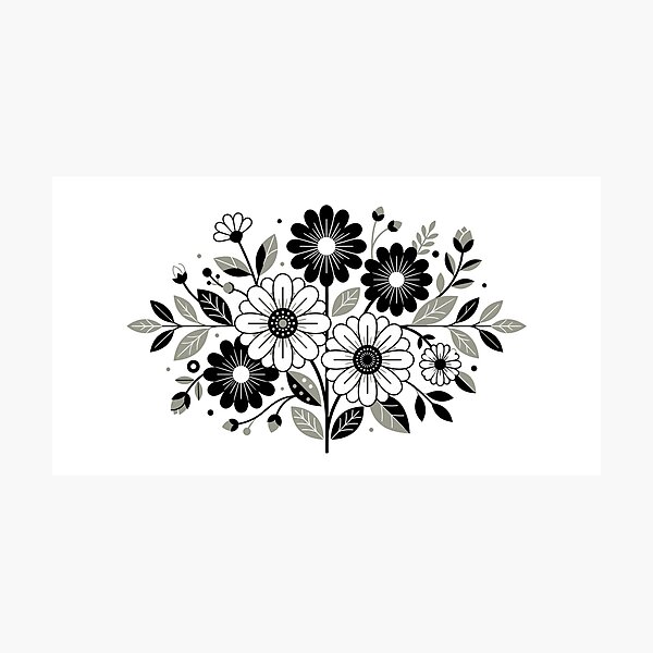 Item preview, Noir Daisy Collection designed and sold by BrunoLinuxArt.