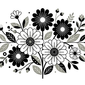 Artwork thumbnail, Noir Daisy Collection by BrunoLinuxArt