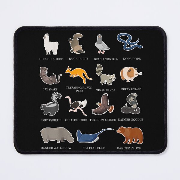 Item preview, Funny Animal Nickname Chart designed and sold by SaryaSmyth19.
