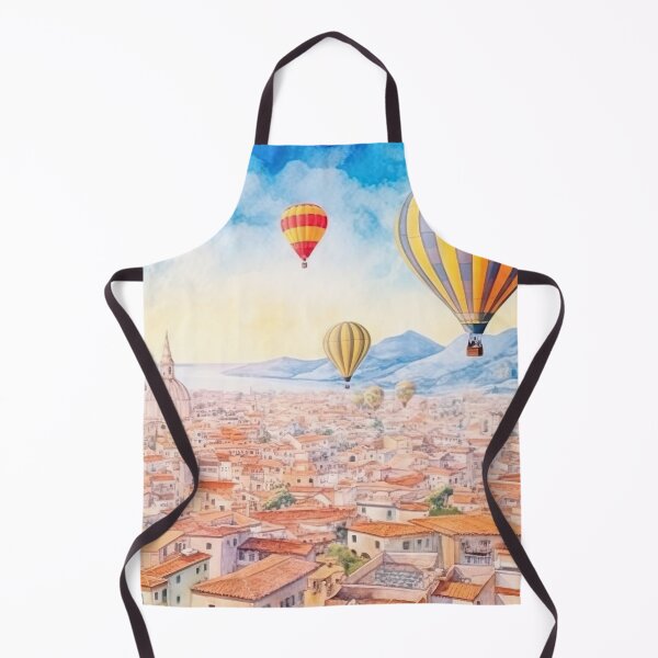 Item preview, Hot Air Balloons in the City - S16 designed and sold by FlaskLab.