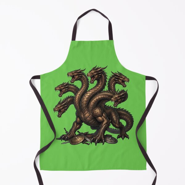 Item preview, Fantasy Hydra Dragon Mythological Three Headed Beast Warrior designed and sold by Utopian-Magic.