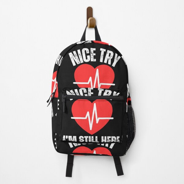 Item preview, Heart attack survivor,nice try heart awareness designed and sold by erozzz.