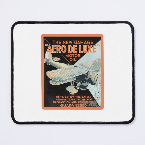 Item preview, Vintage Aero Deluxe Motor Oil designed and sold by QuayTradingCo.