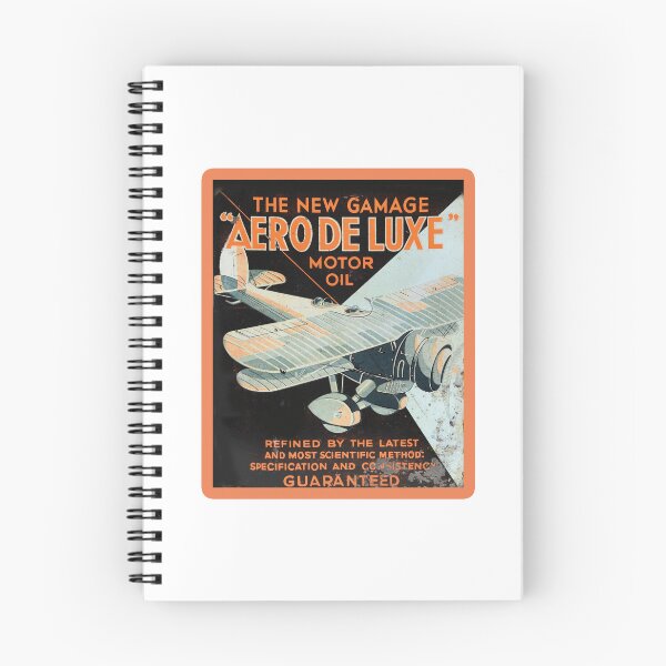 Item preview, Vintage Aero Deluxe Motor Oil designed and sold by QuayTradingCo.