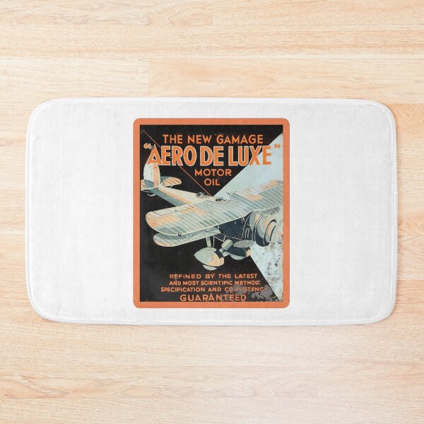 Item preview, Vintage Aero Deluxe Motor Oil designed and sold by QuayTradingCo.