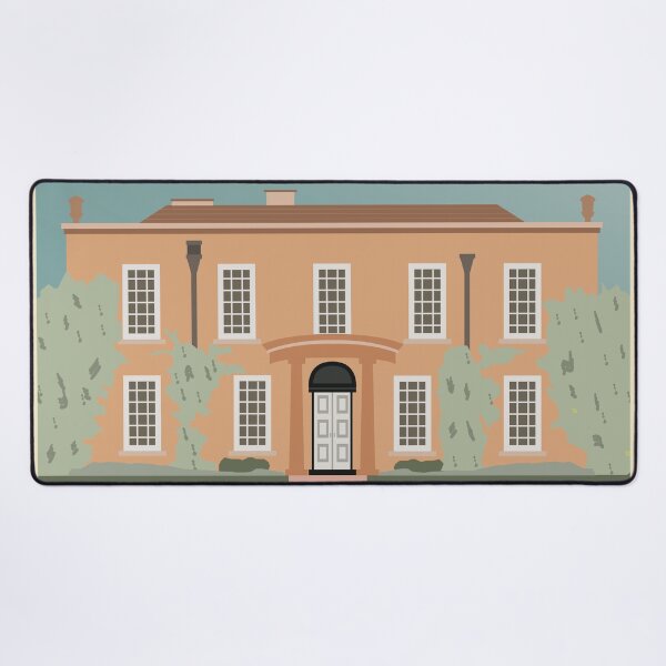 Item preview, Art Deco Longbourn from Pride and Prejudice Illustration designed and sold by MariOyama.