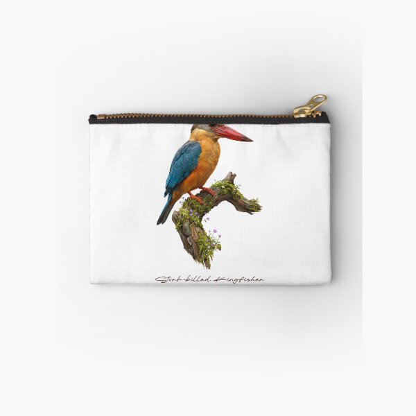 Item preview, Stork-billed Kingfisher on Mossy Branch designed and sold by Takeda-art.
