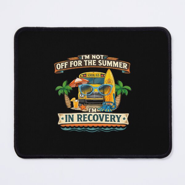 Item preview, i'm not off for the summer i'm in recovery teacher funny designed and sold by cass-vale-lab.