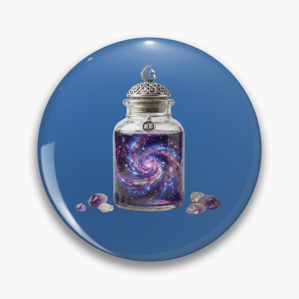 Item preview, Cosmic Galaxy in a Jar Space Nebula Universe Magic designed and sold by Utopian-Magic.