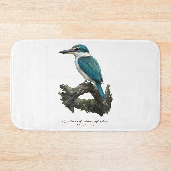 Item preview, Collared Kingfisher on Mangrove Root designed and sold by Takeda-art.