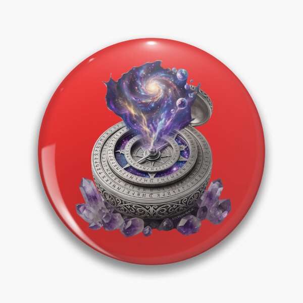 Item preview, Cosmic Astronomical Clock Galaxy Nebula Crystal Magic designed and sold by Utopian-Magic.