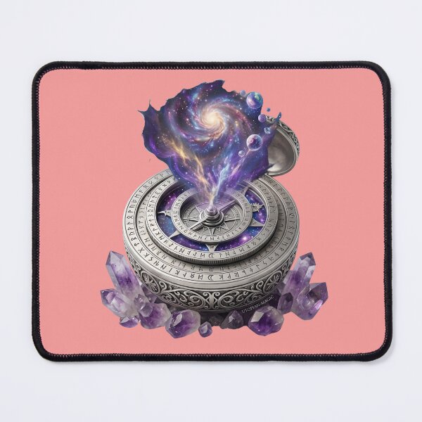 Item preview, Cosmic Astronomical Clock Galaxy Nebula Crystal Magic designed and sold by Utopian-Magic.