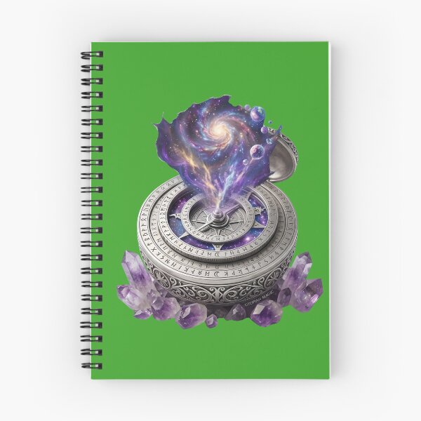 Item preview, Cosmic Astronomical Clock Galaxy Nebula Crystal Magic designed and sold by Utopian-Magic.