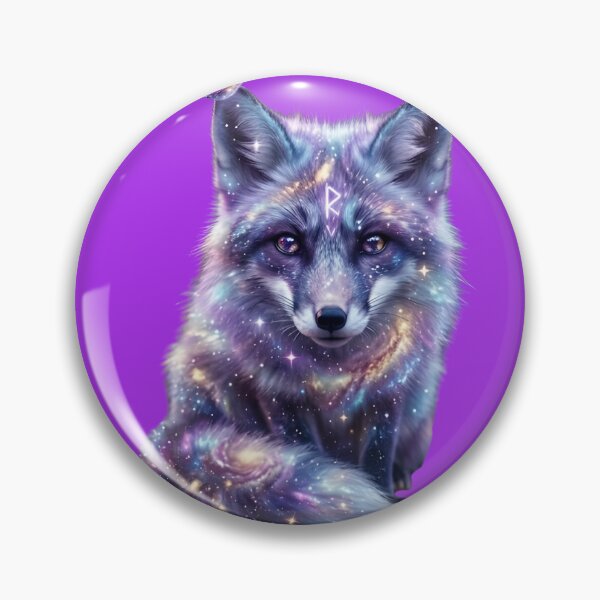 Item preview, Cosmic Space Fox Galaxy Nebula Celestial Fantasy designed and sold by Utopian-Magic.