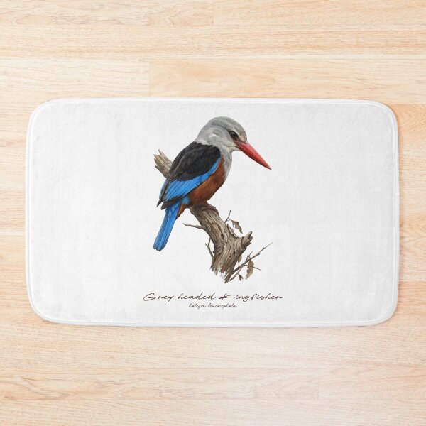 Item preview, Grey-headed Kingfisher on Branch designed and sold by Takeda-art.