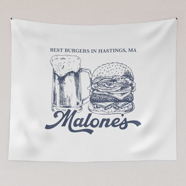 Item preview, Malone's Bar Best Burgers Hastings MA  designed and sold by Cardinsardina.