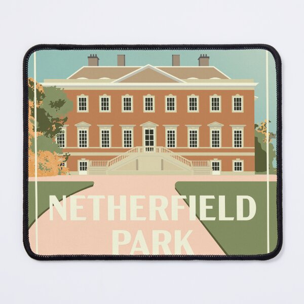 Item preview, Art Deco Netherfield Park from Pride and Prejudice Illustration designed and sold by MariOyama.