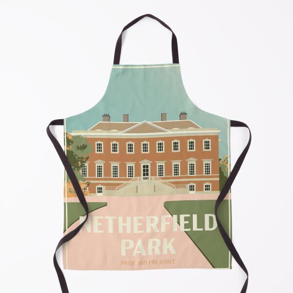 Item preview, Art Deco Netherfield Park from Pride and Prejudice Illustration designed and sold by MariOyama.