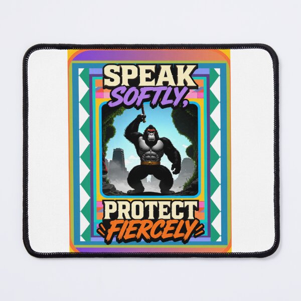 Item preview, Speak softly protect fiercely designed and sold by oxymoronwhey2go.