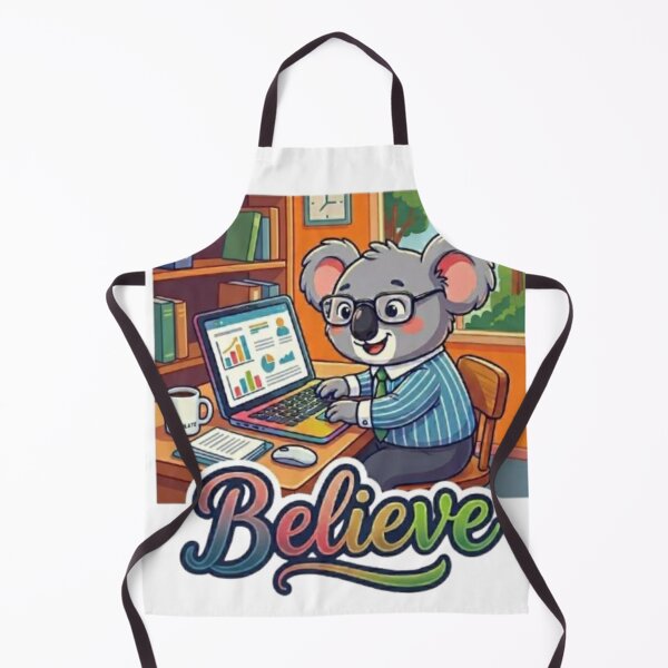 Item preview, Believe In Your Success Koala Busness llustration designed and sold by Northern Glow Art.