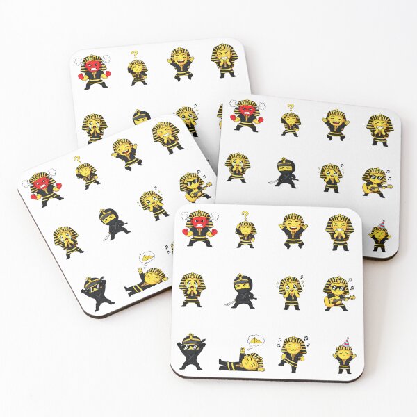 Item preview, Cute Pharaoh Character Sticker Pack Emojis designed and sold by RamyGallery.