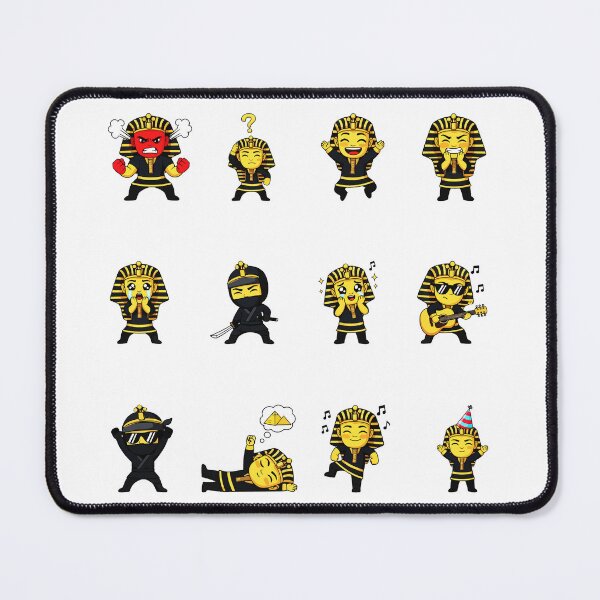 Item preview, Cute Pharaoh Character Sticker Pack Emojis designed and sold by RamyGallery.