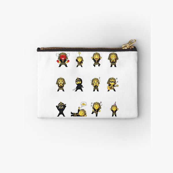 Artikelvorschau, Niedliches Pharao-Charakter-Sticker-Emojis-Paket entworfen und verkauft von RamyGallery.