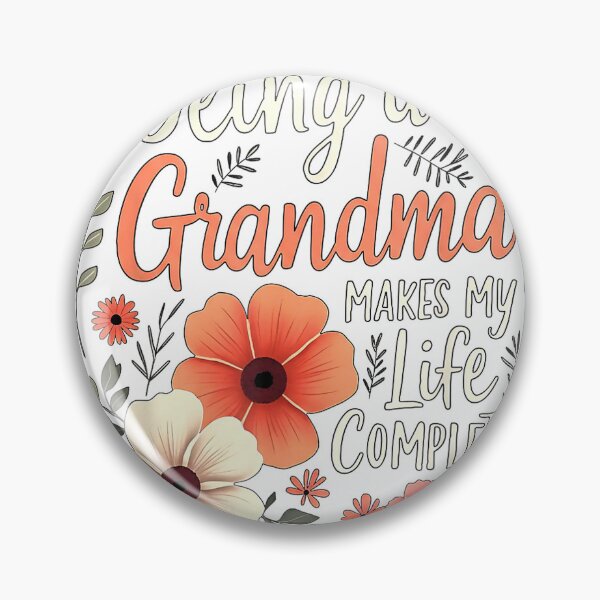 Item preview, Being A Grandma Makes My Life Complete Floral Butterfly T-Shirt designed and sold by RKdrawings.