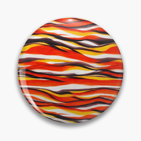 Item preview, Fiery Tribal Wave Pattern – Abstract African-Inspired Sunset Flow Art designed and sold by WheresMyMojo.