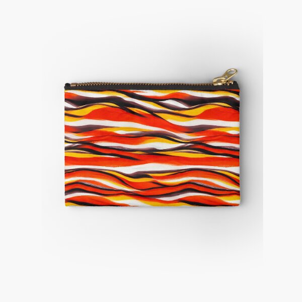 Item preview, Fiery Tribal Wave Pattern – Abstract African-Inspired Sunset Flow Art designed and sold by WheresMyMojo.
