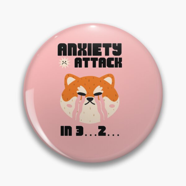 Item preview, Anxiety Attack In 3 2 1 Funny Crying Shiba Cat Meme designed and sold by GenZFashion000.