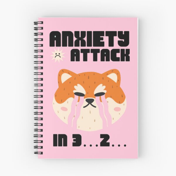 Item preview, Anxiety Attack In 3 2 1 Funny Crying Shiba Cat Meme designed and sold by GenZFashion000.