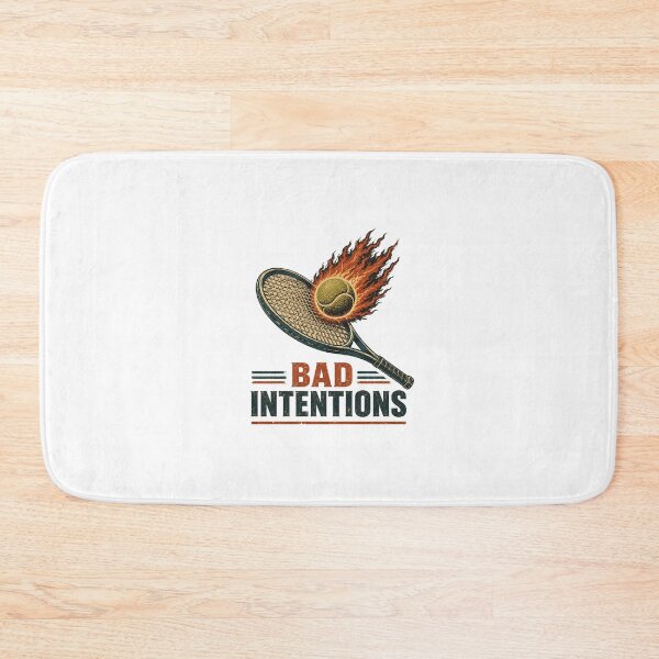 Item preview, bad intentions funny tennis player graphic premium designed and sold by cass-vale-lab.