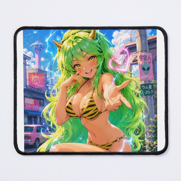 Item preview, Electric Lum Invader Urusei Yatsura Anime Art - Tiger Stripe Bikini designed and sold by iloveanimechibi.