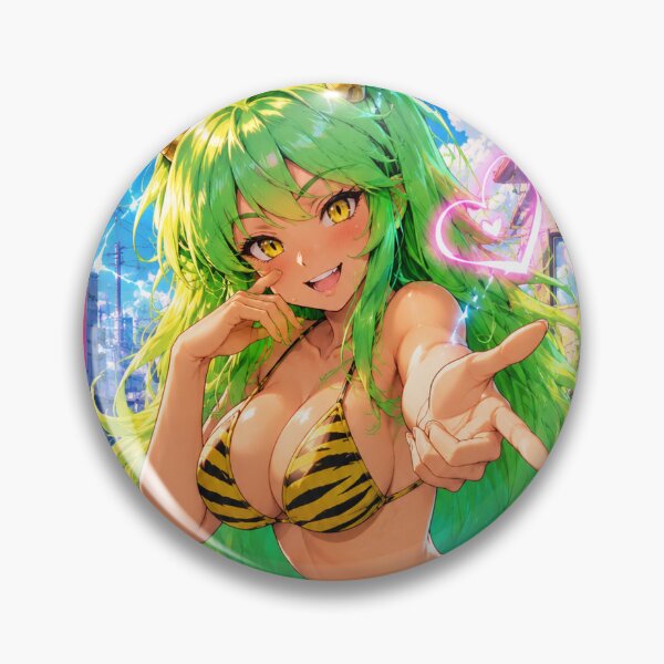 Item preview, Electric Lum Invader Urusei Yatsura Anime Art - Tiger Stripe Bikini designed and sold by iloveanimechibi.