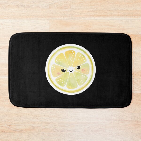 Item preview, Cute Kawaii Lemon Slice Sticker – Pastel Citrus Smiley designed and sold by FestivityFinds.
