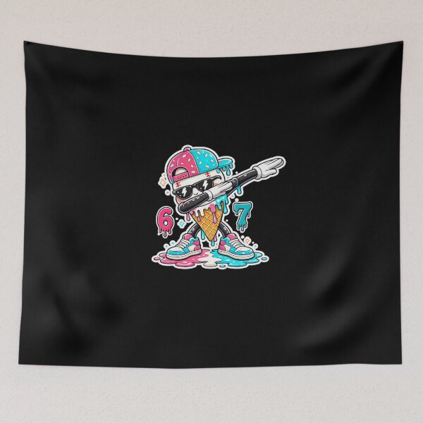 Item preview, baseball drip 67 boys 6 7 baseball ice cream drip kids boys designed and sold by cass-vale-lab.
