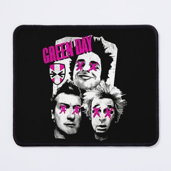 Item preview, Green Day Punk Rock Trio Neon Pink Cross Eyes designed and sold by Moonpaw-Whimsy.
