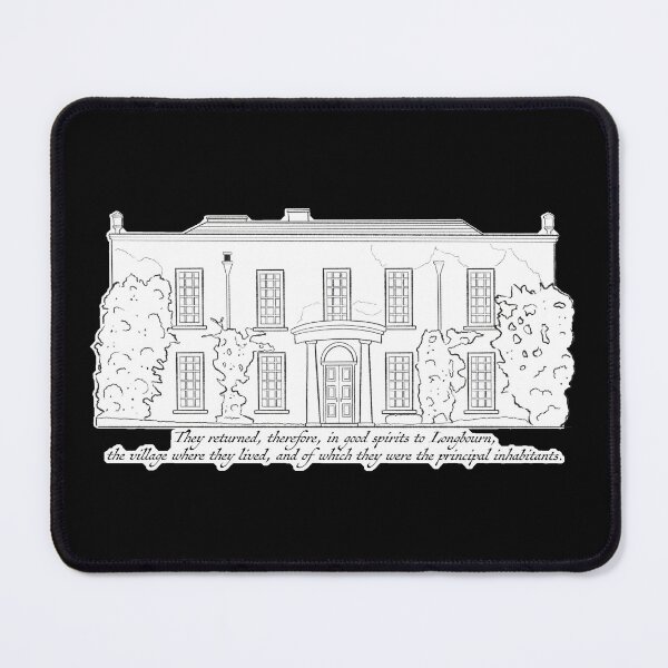 Item preview, Sketch Drawing of Longbourn from Pride and Prejudice designed and sold by MariOyama.