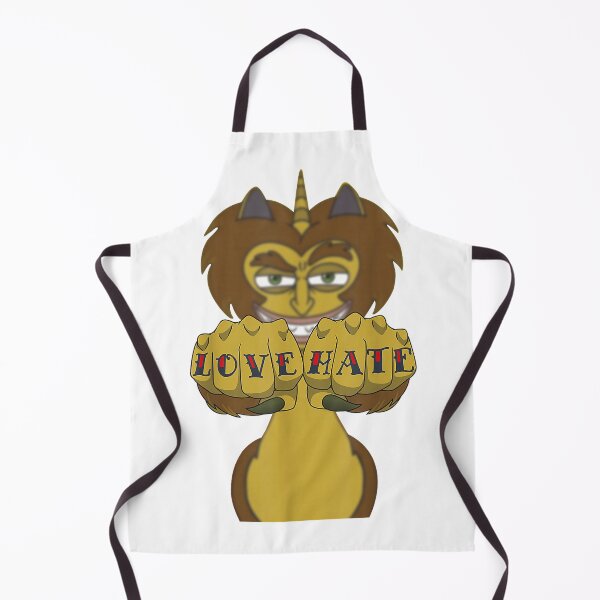Item preview, Big Mouth Maury The Hormones Monster Love Hate Fists T-Shirt designed and sold by SubStudio97.