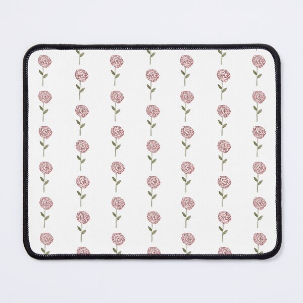 Item preview, Block print floral hand carved spaced half drop small designed and sold by Boy and Belugee.