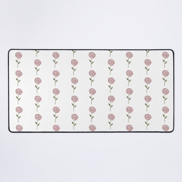 Item preview, Block print floral hand carved spaced half drop small designed and sold by Boy and Belugee.